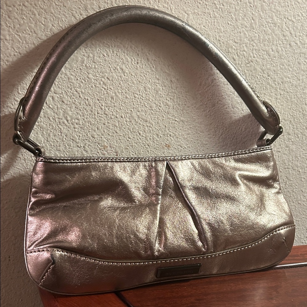 Burberry Metallic Silver Shoulder Bag